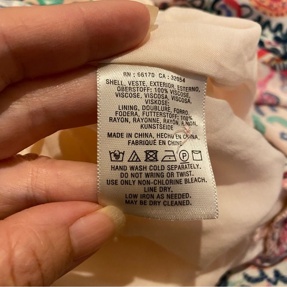 MAEVE Anthropologie Women Colorful Print Dress Size 2 - Picture 10 of 11